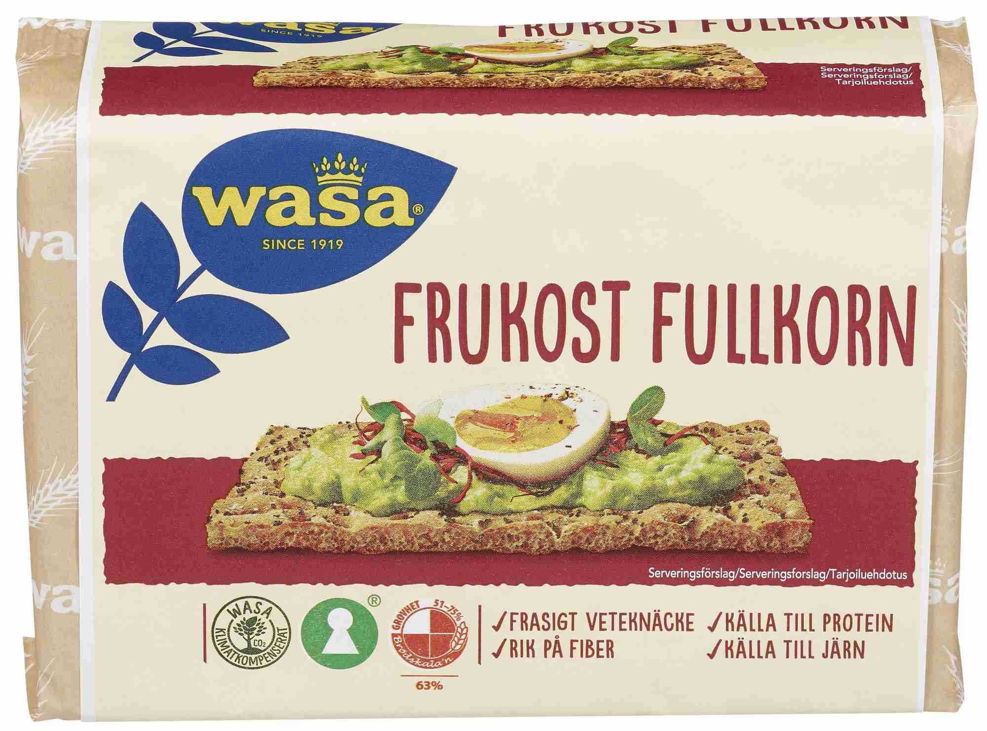 Wasa frukost fullkorn   320g