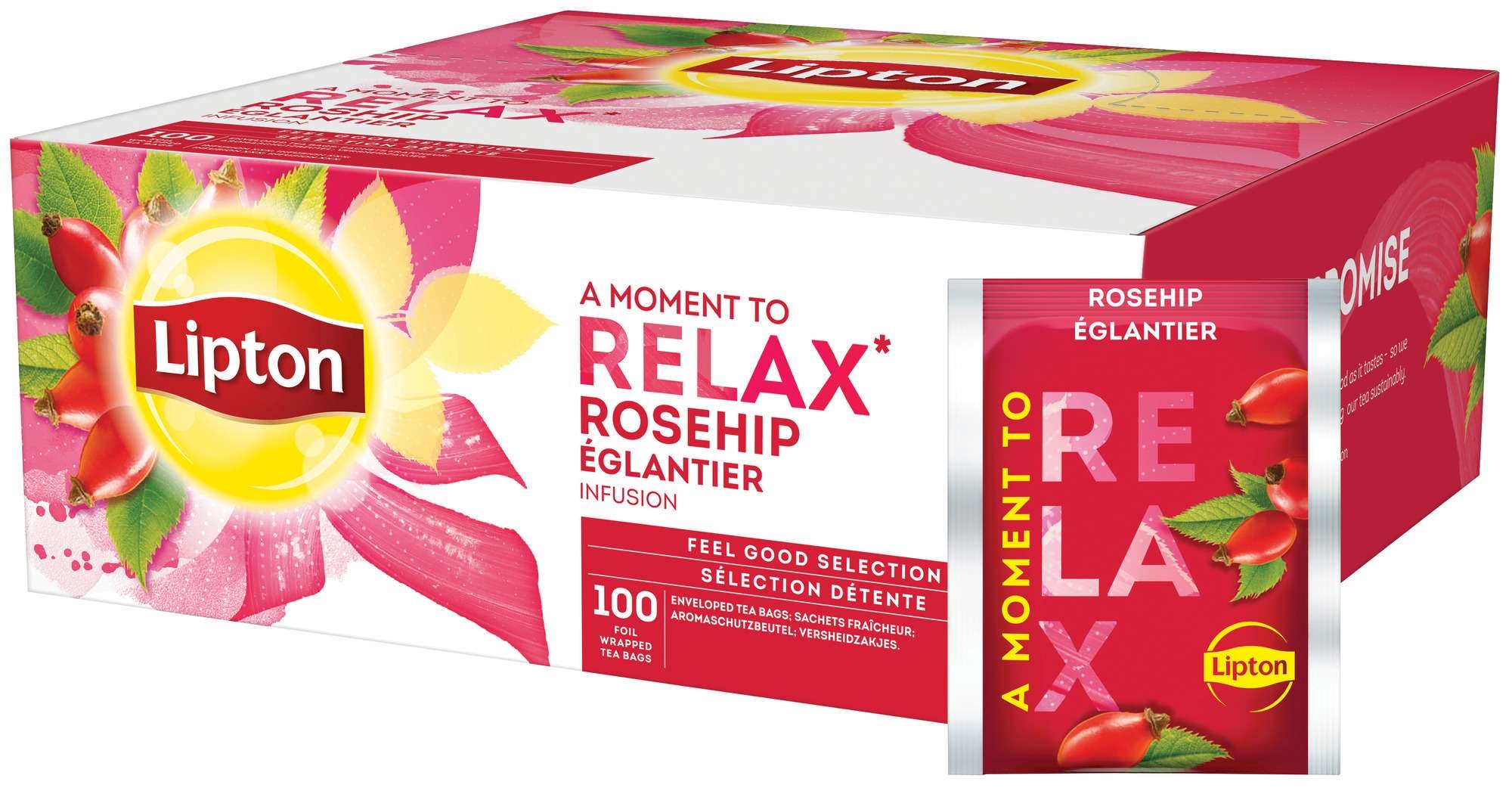 Lipton rosehip tea 250g  100bg