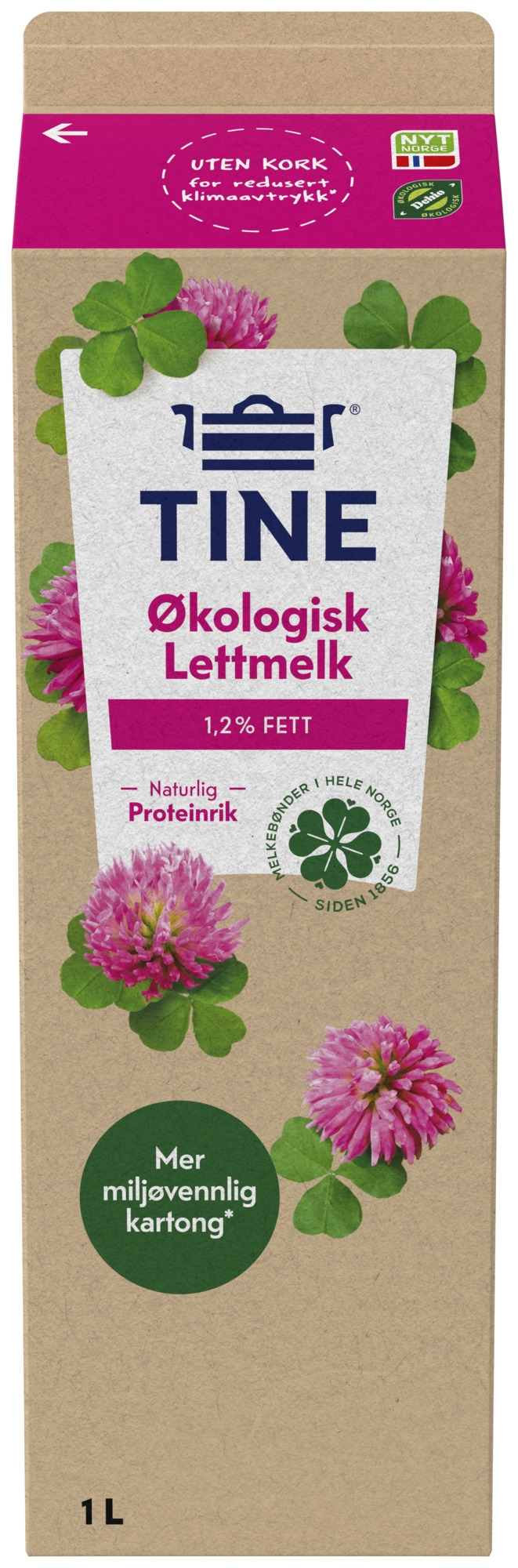 Lettmelk økol.     1l