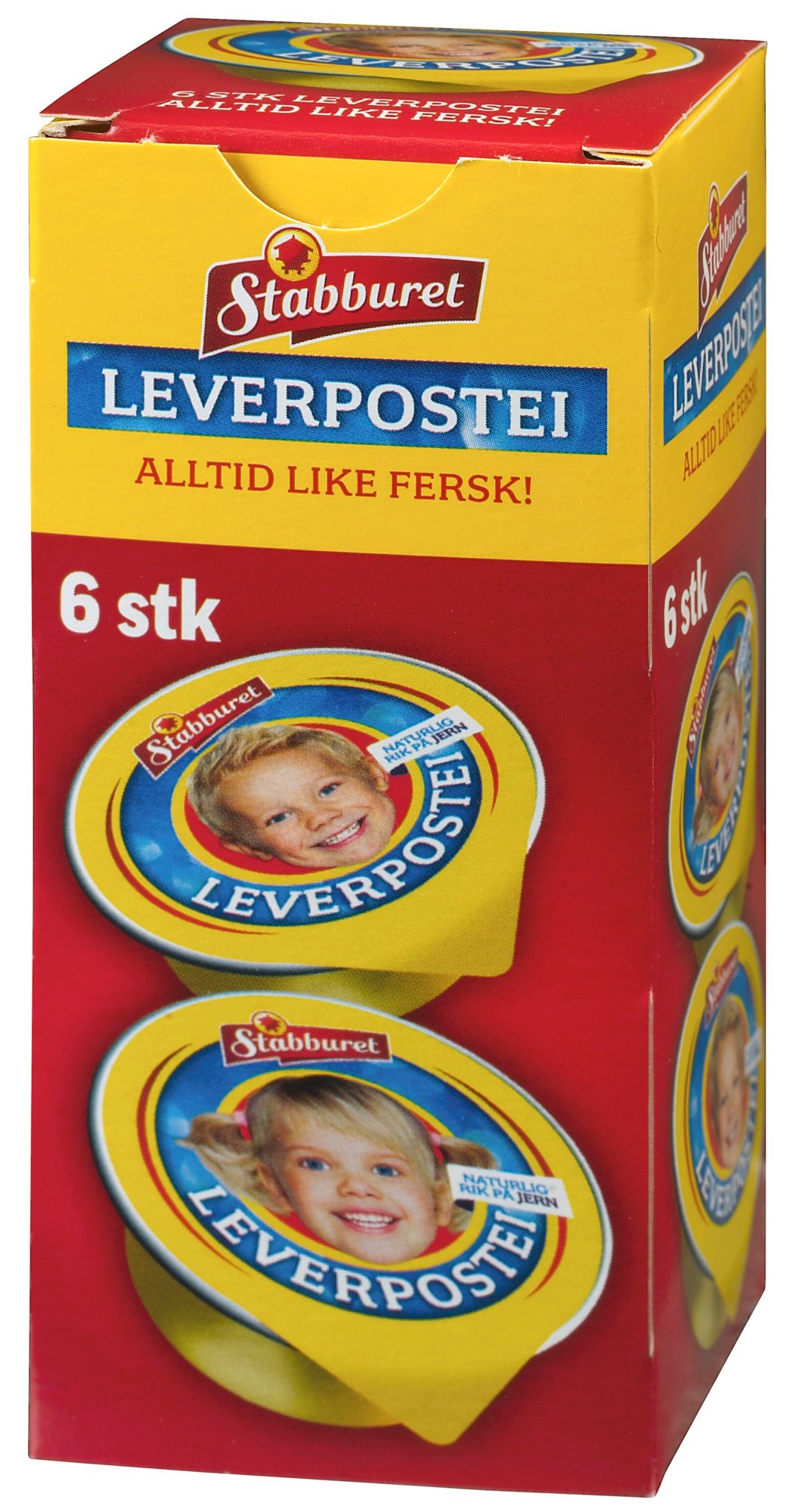 Leverpostei stabburet   6x22g