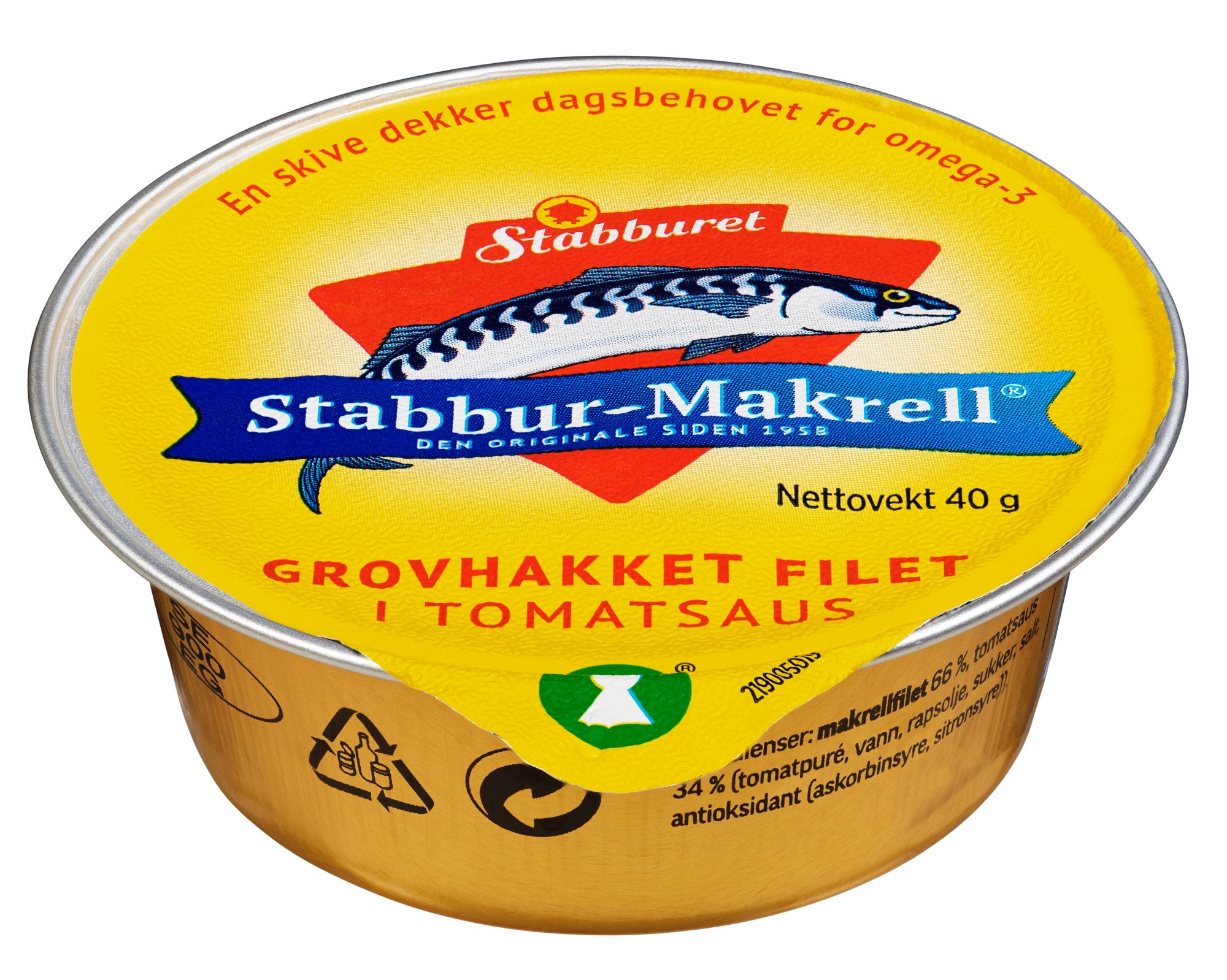 Stabbur-makrell porsjon   35x40g