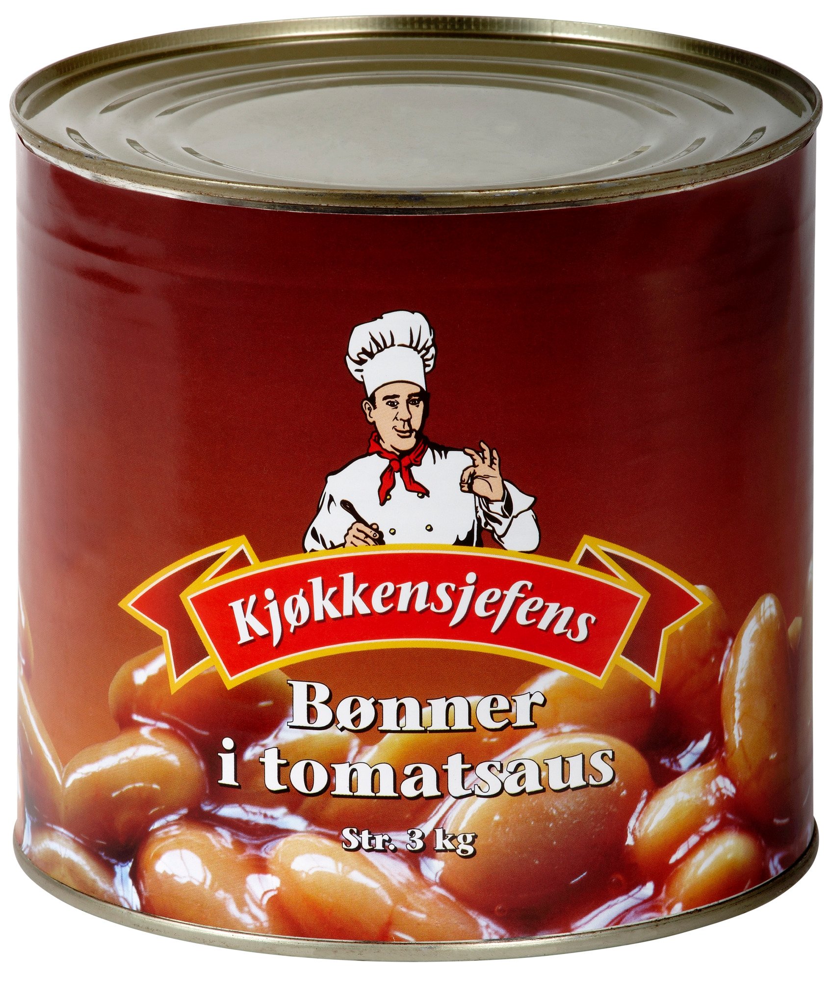 Bønner i tomatsaus ks      2550g