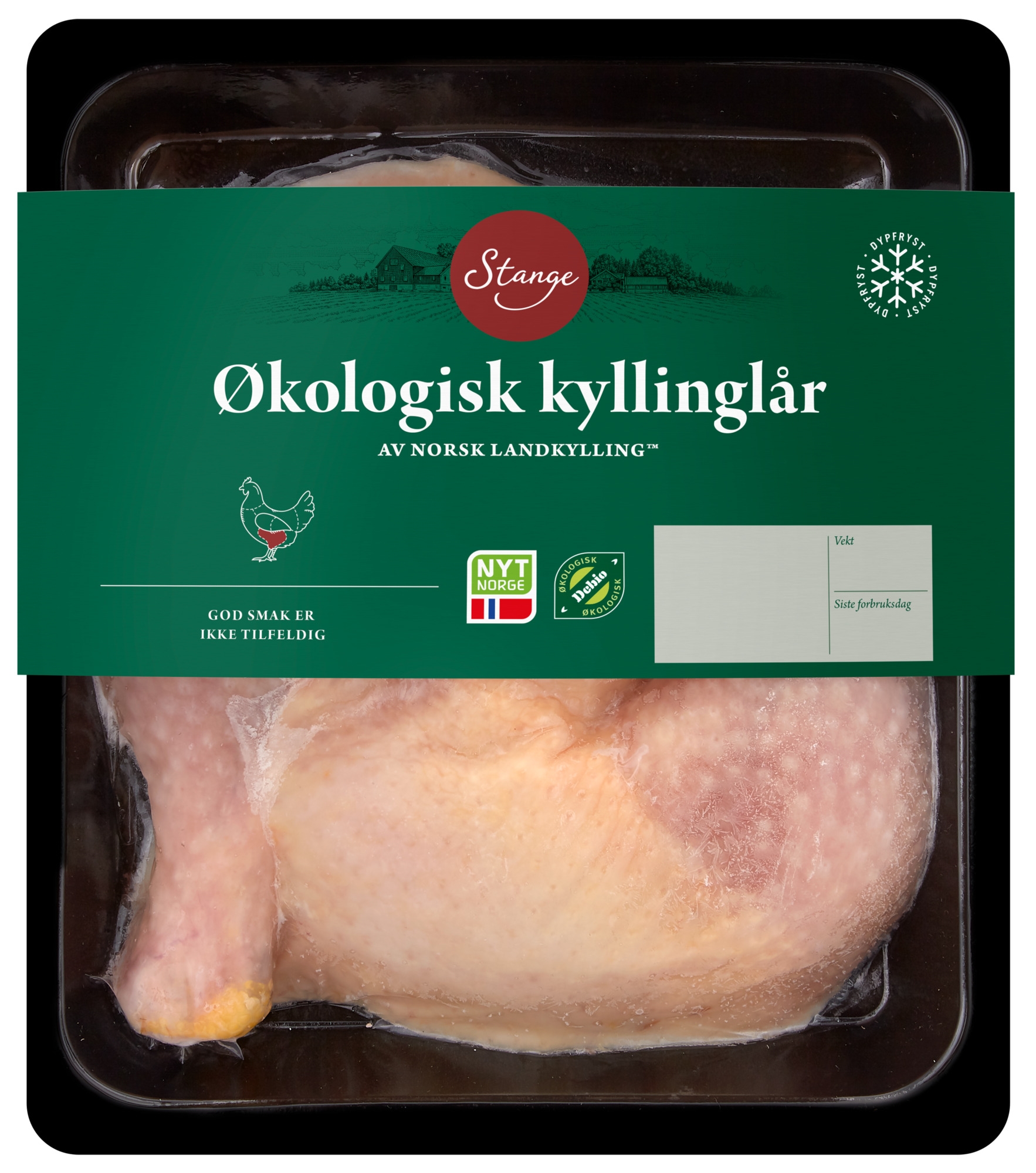 Kyllinglår fryst økol. ca700g   kg