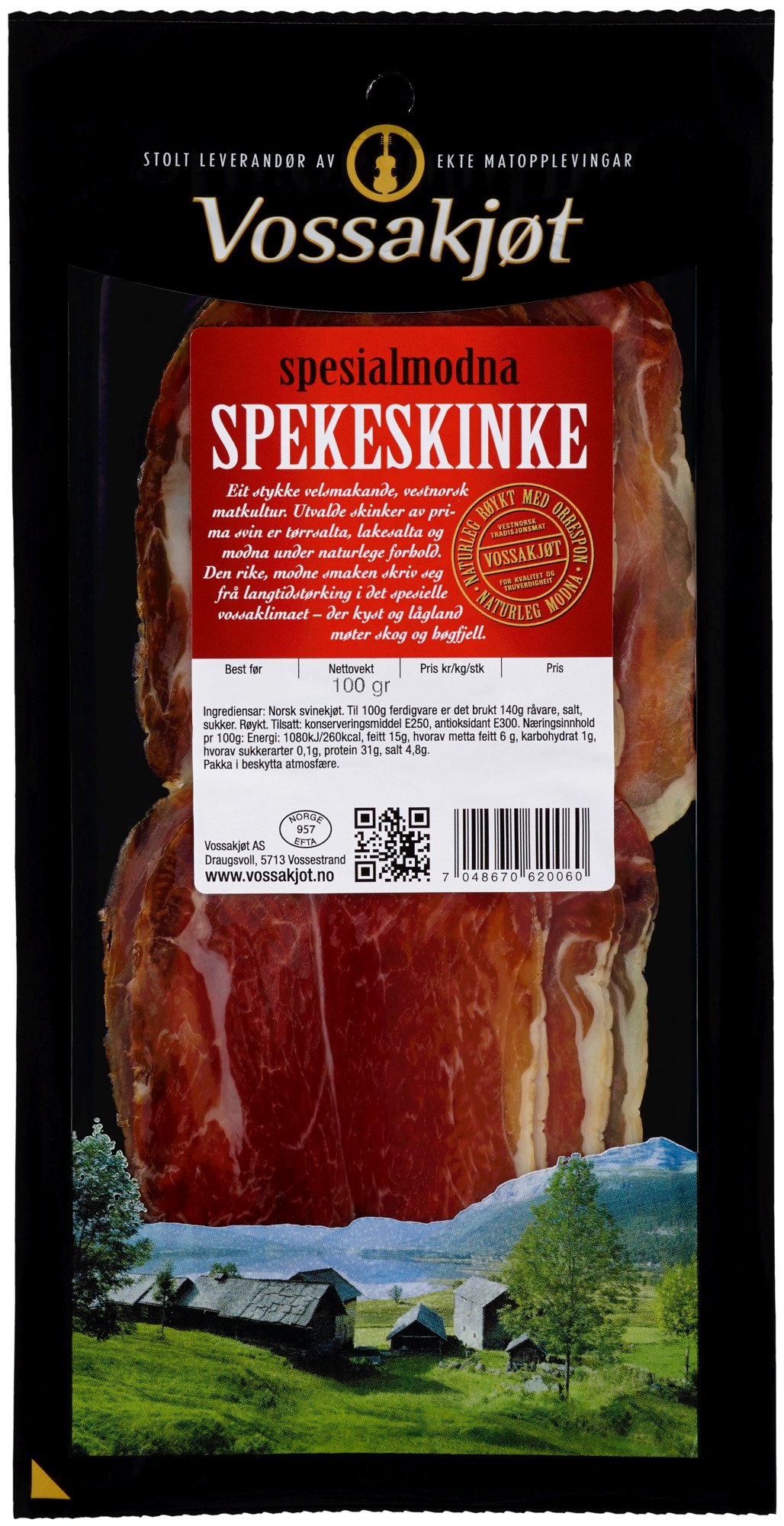 Spekeskinke skivet    100g