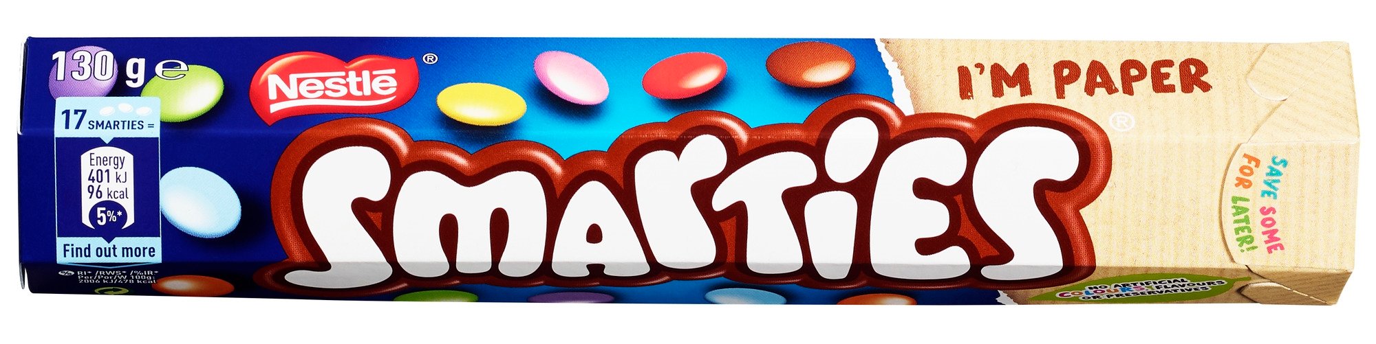 Smarties giant tube  130g