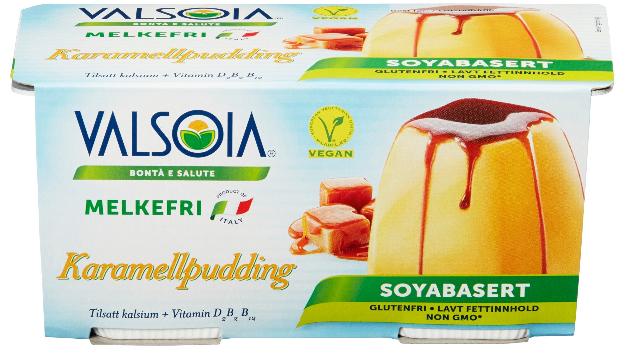 Soyabasert karamellpudding   230g