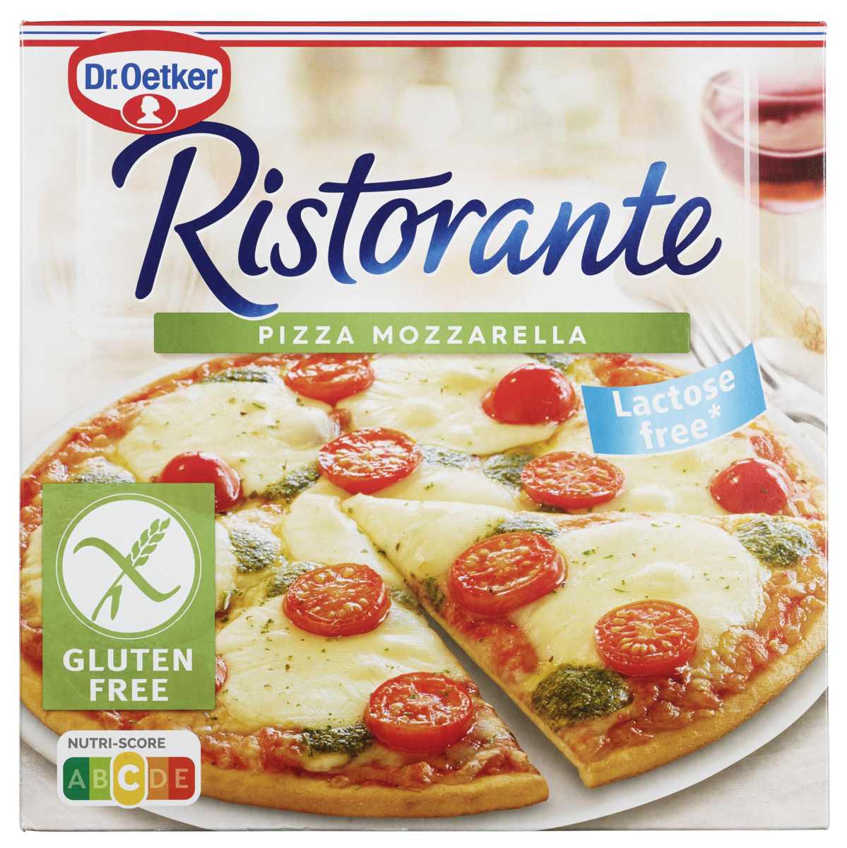 Pizza ristorante mozzarella glutenfri  370g