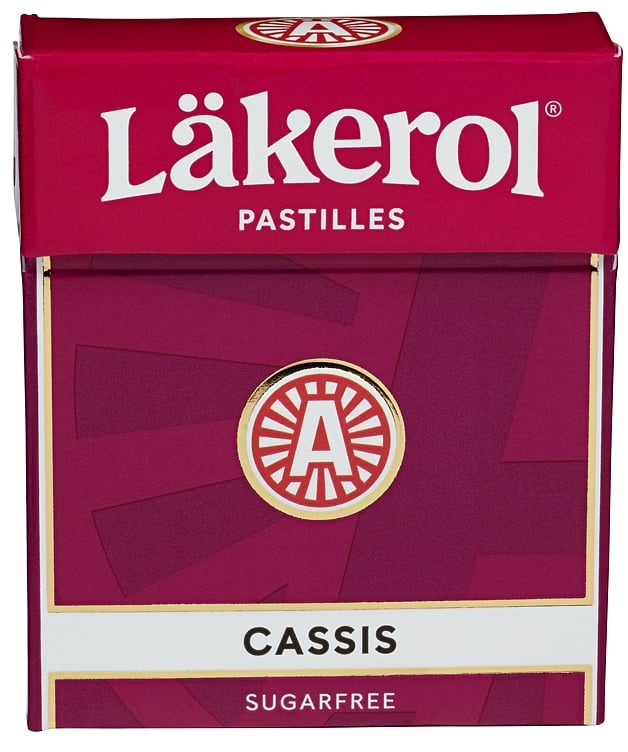 Läkerol cassis 4-pack  t 100g