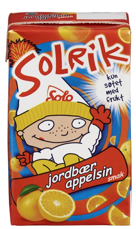 Solrik jordbær lettere   27x25cl