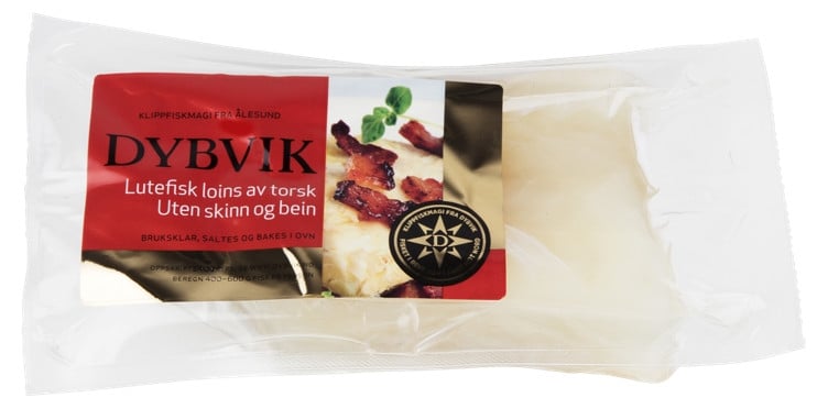 Lutefisk loins benfri ca4,9kg  kg