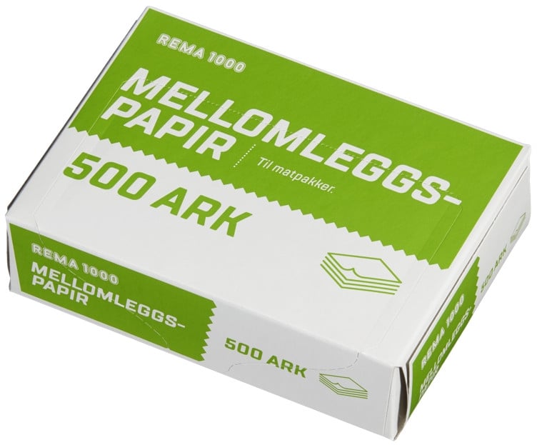 Mellomleggspapir   500ark