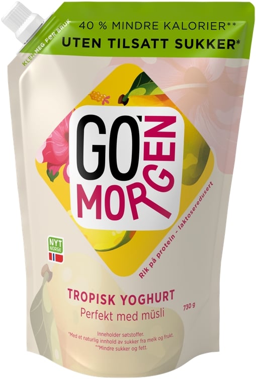 Go'morgen tropisk uten   730g