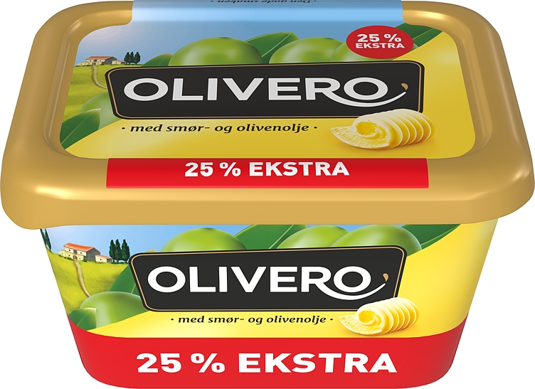 Olivero smør- og olivenolje   500g