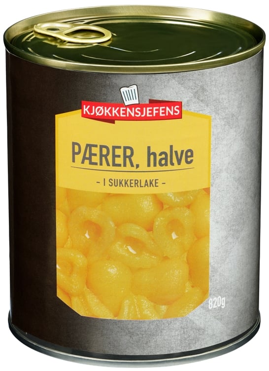 Pærer halve i sukkerlake   820g