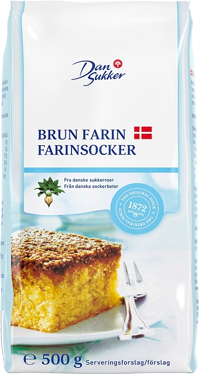 Farin brun              500g