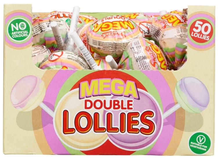 Mega double lolly      31g