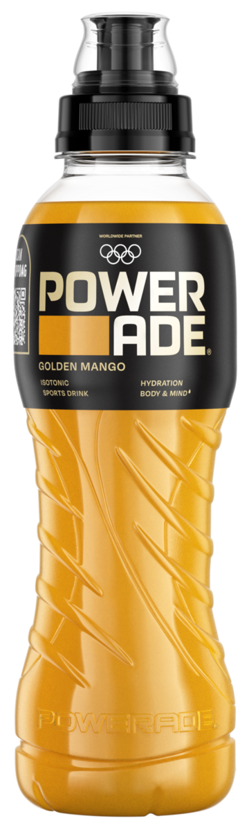 Powerade golden mango fl  12x50cl