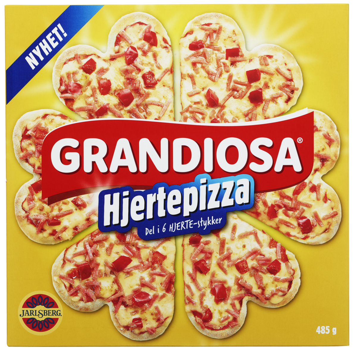 Grandiosa hjertepizza  485g