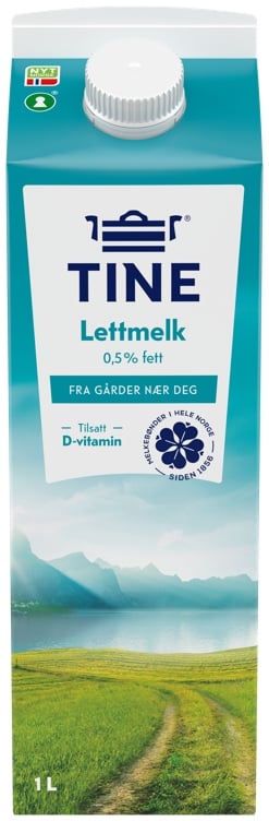 Ekstra lettmelk  1l