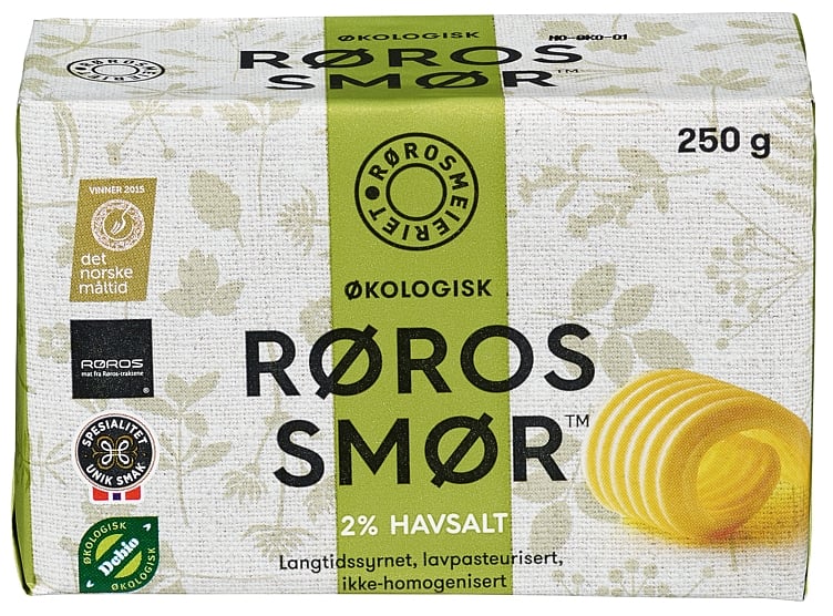 Røros smør økol.    250g