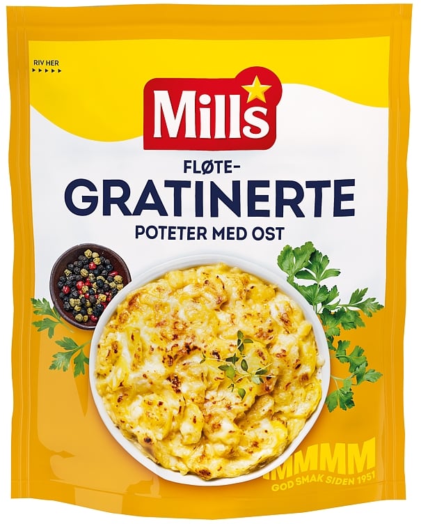 Gratinerte poteter m/ost      113g