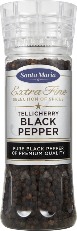 Tellicherry sort pepper kvern      210g