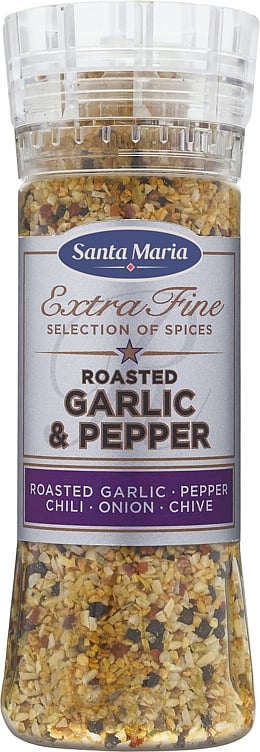 Roasted garlic & pepper kvern 265g