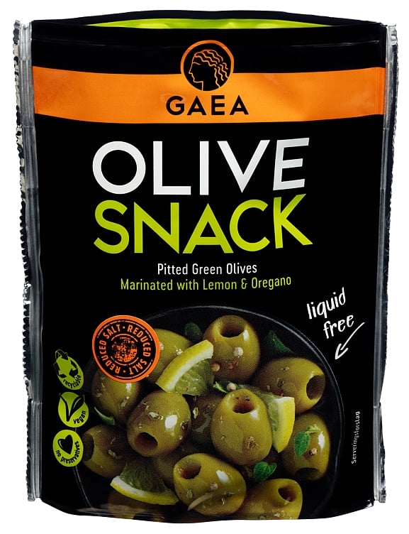 Olive snack lemon & oregano   65g