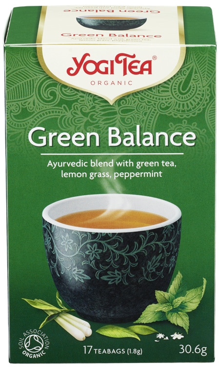 Grønn te balance yogi økol. 17pos   30,6g
