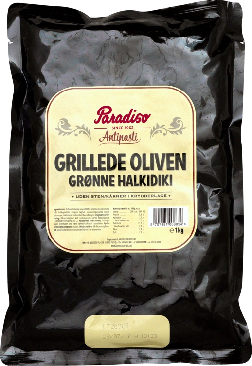 Oliven grønn grillet   1kg