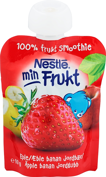 Min frukt jordbær smoothie 90g