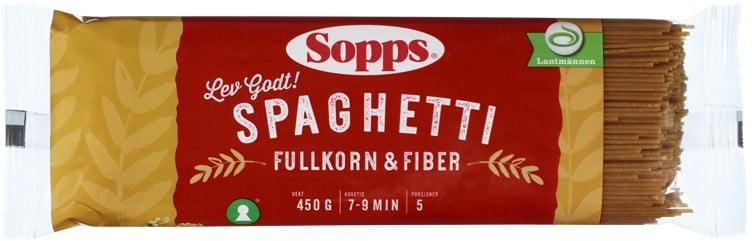 Spagetti fullkorn   450g