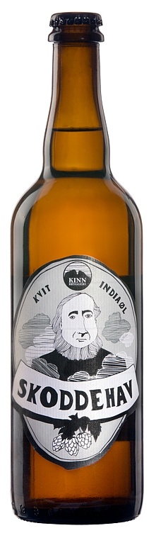 Kinn skoddehav kvit indiaøl fl  6,5%  12x75cl