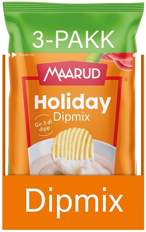 Dipmix 3p holiday   66g