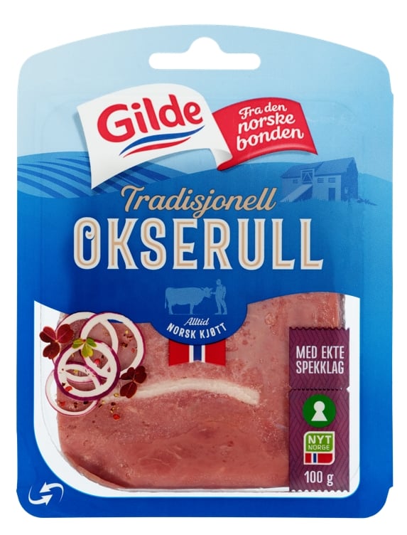 Okserull skivet   100g