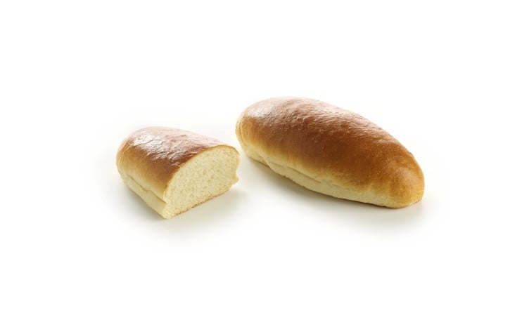 Belgian brioche roll long   80x55g