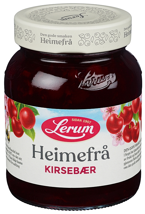 Lerum kirsebær heimefrå   390g