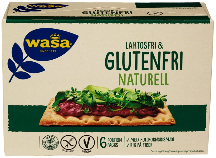 Wasa naturell glutenfri   240g