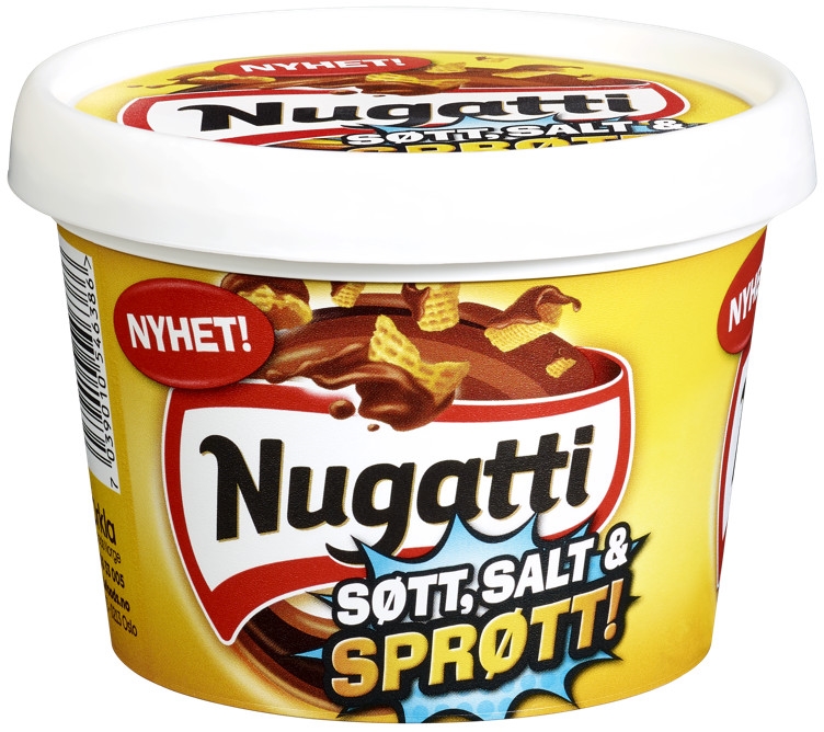 Nugatti søtt, salt og sprøtt 325g