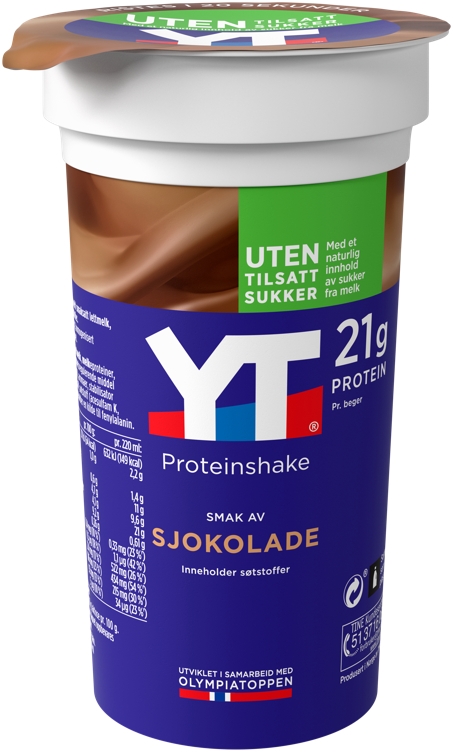 Proteinshake sjokolade   220ml