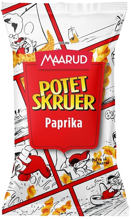 Potetskruer paprika 90g