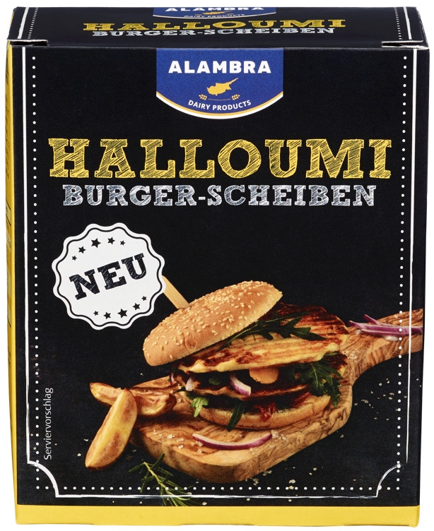 Halloumi burger, skiver  200g