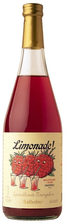 Balholm bringebær limonade   75cl