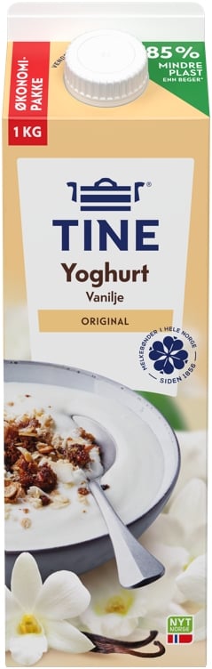 Yoghurt vanilje  1kg