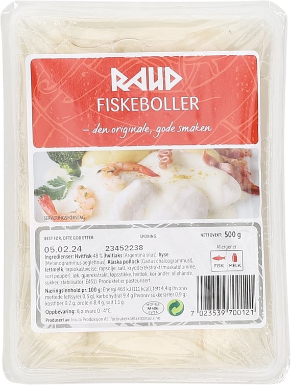 Fiskeboller 500g