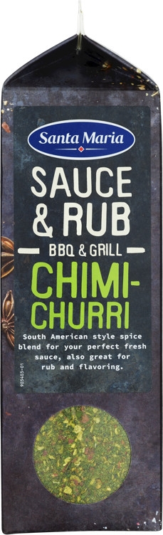 Bbq sauce & rub mix chimichurri   350g