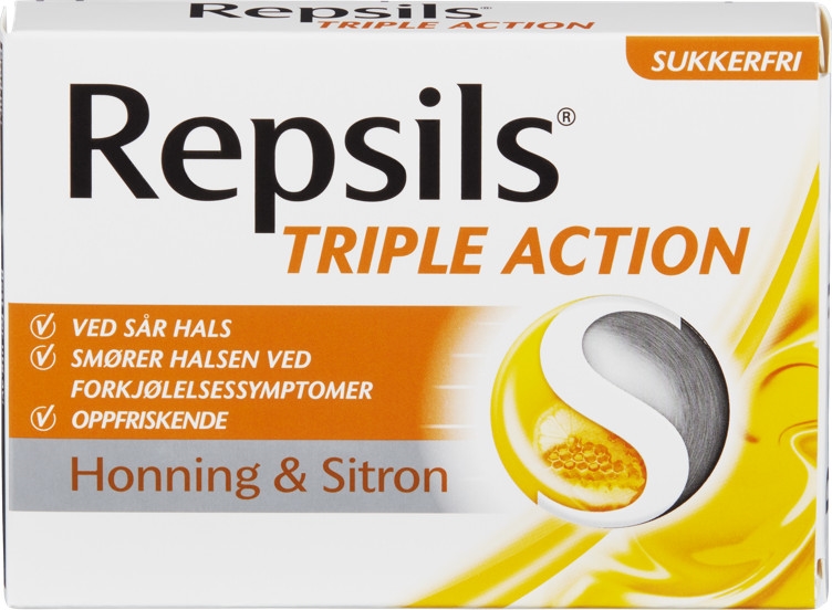 Repsils honning & sitron sukkerfri  62g