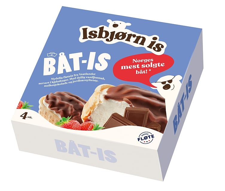 Båt-is 4pk  4x134ml