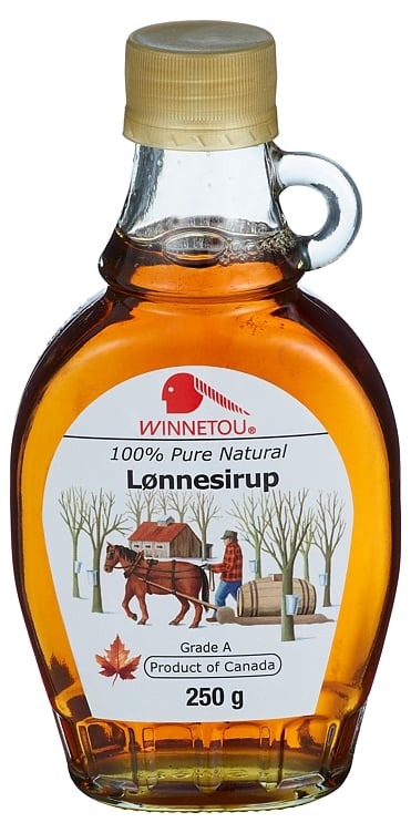 Winnetou lønnesirup 100%    250g