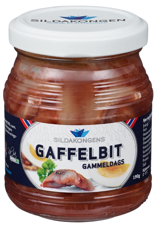 Gaffelbit gammeldags glass   190g